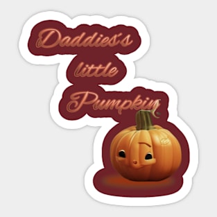 Daddies´s little pumpkin Sticker